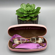 Vintage Juicy Couture JU127 01Z4 Women's Brown Full Rim Eyeglasses 51-18-135 Bee picture