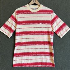 Vintage 70s 80s Hang Ten Striped Patten Surf Shirt Measurs 19 x 27 picture