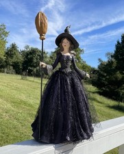 Bella lux halloween friendly witch 22 in figurine picture