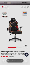 TTRacing Swift X Pro Air Threads Fabric Swivel Gaming Chair - Naruto Edition picture