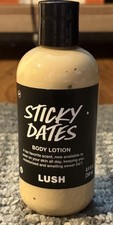 Lush Cosmetics Sticky Dates Body Lotion 8.4 Oz Large Bottle BRAND NEW, SEALED picture