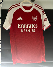 Arsenal 2025/26 premier league winners adidas home jersey size L picture