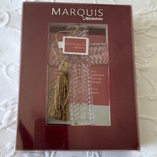 Vintage 2000s Marquis by Waterford Embellished Crystal Cross Ornament New in Box picture