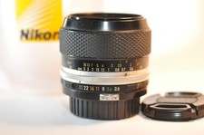 Nikon Micro Nikkor P.C 55mm F/3.5 NON AI PRIME MACRO lens for F F2 Nikkormat DF picture