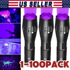 UV Flashlight Black Light Super Bright 120000lm Torch Ultra Violet Lamp LED picture