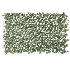 E&K Sunrise 1 PC Faux Leaves Expandable Fence Privacy Screen Artificial Green... picture