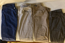 Men’s Bonobos Chino/Cord/Jeans Pants Lot of 10 Solid Classic Assorted Colors picture