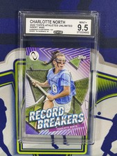 Charlotte North 2022 Topps Athletes Unlimited RB5 Record Breakers CCG 9.5 RC picture