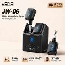 JOYO JW-06 5.8GHz Wireless Guitar System 24Bit Low Latency Charging Case picture
