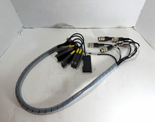 Lot of 6 Omron E3X-MDA41 DC Panel Mount Sensor w/ Connector Termination picture