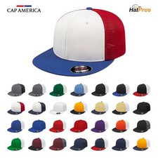 Cap America i8501 Flexfit 6 Panel Structured Performance Trucker Cap w/UV Guard picture