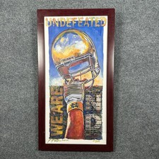 Notre Dame 2012 Undefeated College Football Limited Ed. SI Print Kathleen Keifer picture