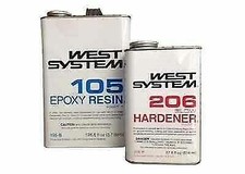 West System 655-105B  Epoxy Resin W/Slow Hardener Gal 655-206B Qt picture