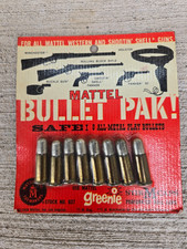 VINTAGE NOS 1958 MATTEL GREENIE BULLET PAK UNOPENED picture