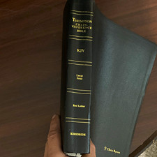 Thompson Chain-Reference Bible KJV Large Print Red Letter Kirkbride Imitation picture