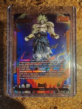 Bandai Dragon Ball Super FW Card Game Broly Alt Art Leader (L*) FB08-073 EN ST01 picture