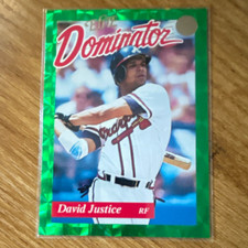1993 Donruss Elite Dominator David Justice #5/5000 Insert Atlanta Braves picture