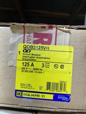 Square D Qob3125vh 3 Pole 125 Amp Breaker picture