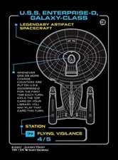 U.S.S. Enterprise-D, Galaxy-Class Playtest Replica Card picture
