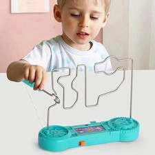 Don't Buzz The Wire Game Steady Hand Skill Kids Nerve Buzzer Toy & Game funny picture