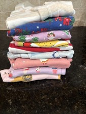 Lot Of 9 Hanna Andersson Pajama Kids 5-12 Mix and Match Tops Bottoms picture