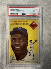 1954 Topps - #10 Jackie Robinson - PSA 2 picture