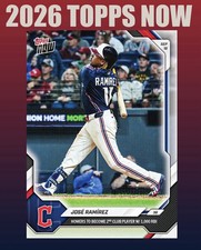 💥2026 Topps Now #687💥JOSE RAMIREZ Homer Is 1000th RBI - Guardians - Presale picture