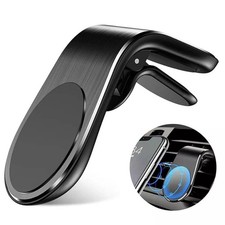 Car Phone Holder - Magnetic, Universal Dashboard, Metal Anti-Shake Grip picture
