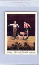 1910 ATC T220 Champion Prize Fighter James J. JeffriesTom Sharkey Mecca POOR picture