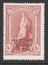 1946 BCOF  5/- ROBES  