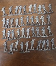 Vintage Lead Metal Soldiers Lot (39 Pieces In Lot) picture