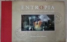 SIGNED Entropia Christian Lorenz Scheurer Book with ORIGINAL 2-PAGE SKETCH Art picture