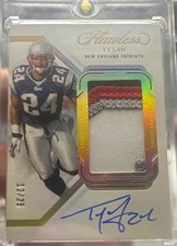 Panini 2023 Flawless Ty Law Dual Patch Auto #DPA-TLA /25 Patriots picture