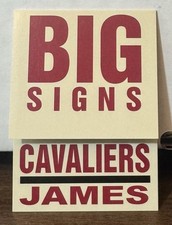2003-04 Fleer Platinum - Big Signs LeBron James #7 BS (RC) picture