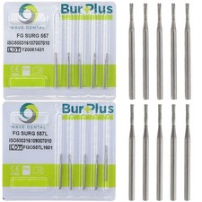 WAVE Dental Carbide Oral Surgical Bur FG 557 SL Length 25mm Friction Grip Burs picture