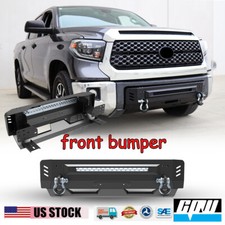 Front Bumper Assembly Black For 2014-2021 Toyota Tundra Textured New w/ D-Rings  picture