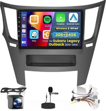 2+64G Android15 Carplay For 2010-14 Subaru LegacyOutback~Touchscreen~GPS~B/U Cam picture