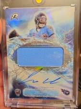 2025 Topps Resurgence Cam Ward Rookie Radial Relic Auto RRA-CW TITANS NFL RPA picture