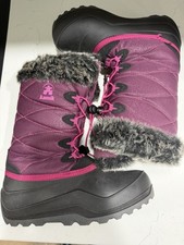 Kamik Snow Angel Multi-Pink Purple Black Synthetic Winter Boots Size 7 picture
