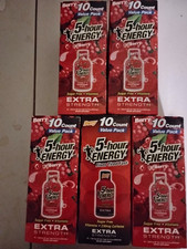 5 hour ENERGY Extra Strength Berry , 1.93 fl oz - 10 x 5 = 50 ct Pack Of 5 picture