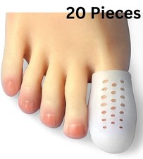 20PCS Big Toe Caps Protector Sleeves Breathable Relief Corn Blister Friction picture