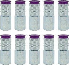 Milton 764VC ColorFit HighFlowPRO Couplers, V-style Purple, Box of 10 picture