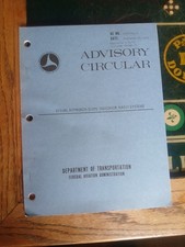 Advisory Circular Visual Approach Slope Indicator Systems 1975 Booklet  (R) picture