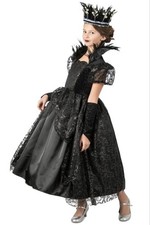 Midnight Dark Princess Paradise Chasing Fireflies Halloween Costume Girl Size XS picture