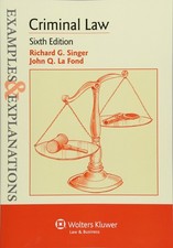 Criminal Law (Examples & Explanations) picture