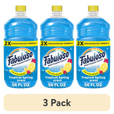 (3 pack) Fabuloso 2X Multi-Purpose Cleaner, No Rinse Floor Cleaner, Tropical Spr picture