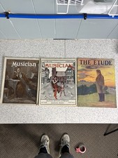 Antique 1910’s ETUDE MUSICAN Educator Teacher Music Magazines Beethoven Historic picture