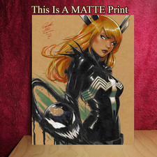Magik x Venom Color Illustration Mixed Media Fine Art Print 8.5x11 - Keyeske picture