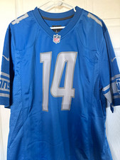 Nike Detroit Lions Amon-Ra St. Brown #14 NFL Football Jersey Blue Men's L picture