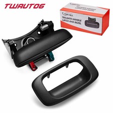 New Tailgate Handle w/ Bezel & Clips Fits 1999-2007 Chevy Silverado GMC Sierra picture